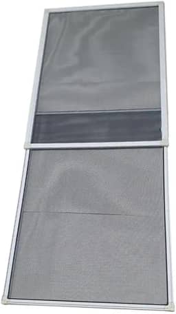Tela Mosquiteira Regulável Para Portas E Janelas 70cm até 130cm Alumínio Reforçado (Branco)