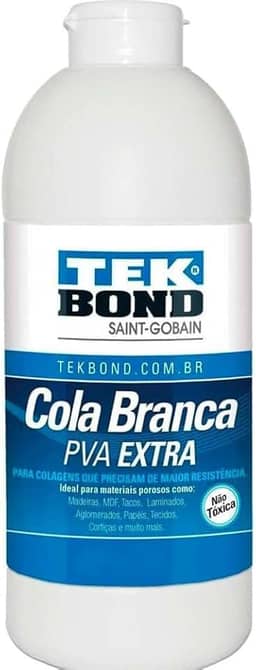 Tekbond Cola De Alta Resistencia Branca Pva Extra, 1kg