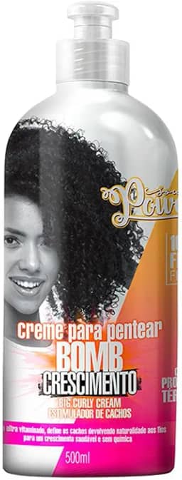 Soul Power Creme Para Pentear Bomb Crescimento Big Curly Cream - 500Ml