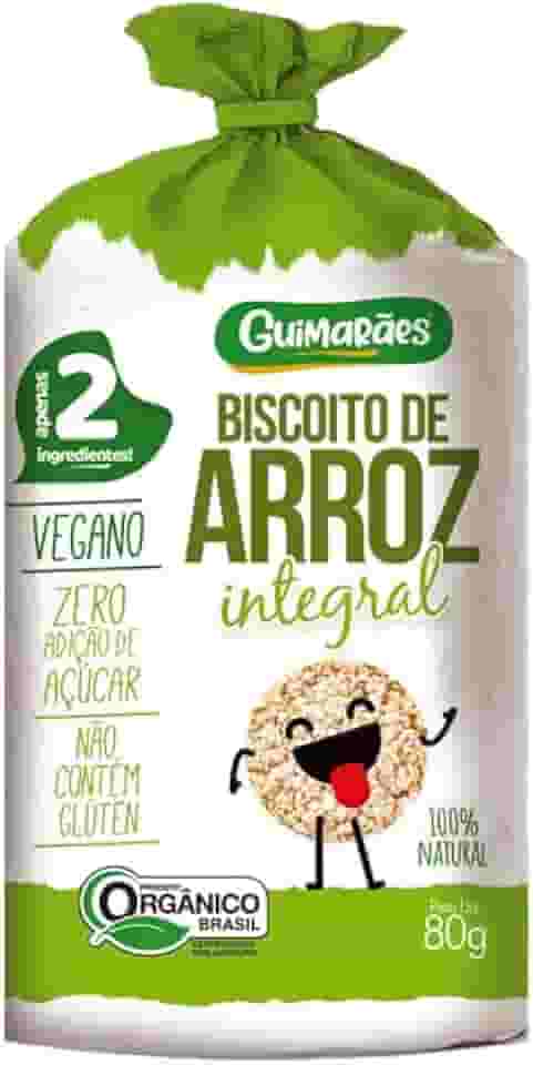 Biscoito de Arroz Integral Orgânico 80g