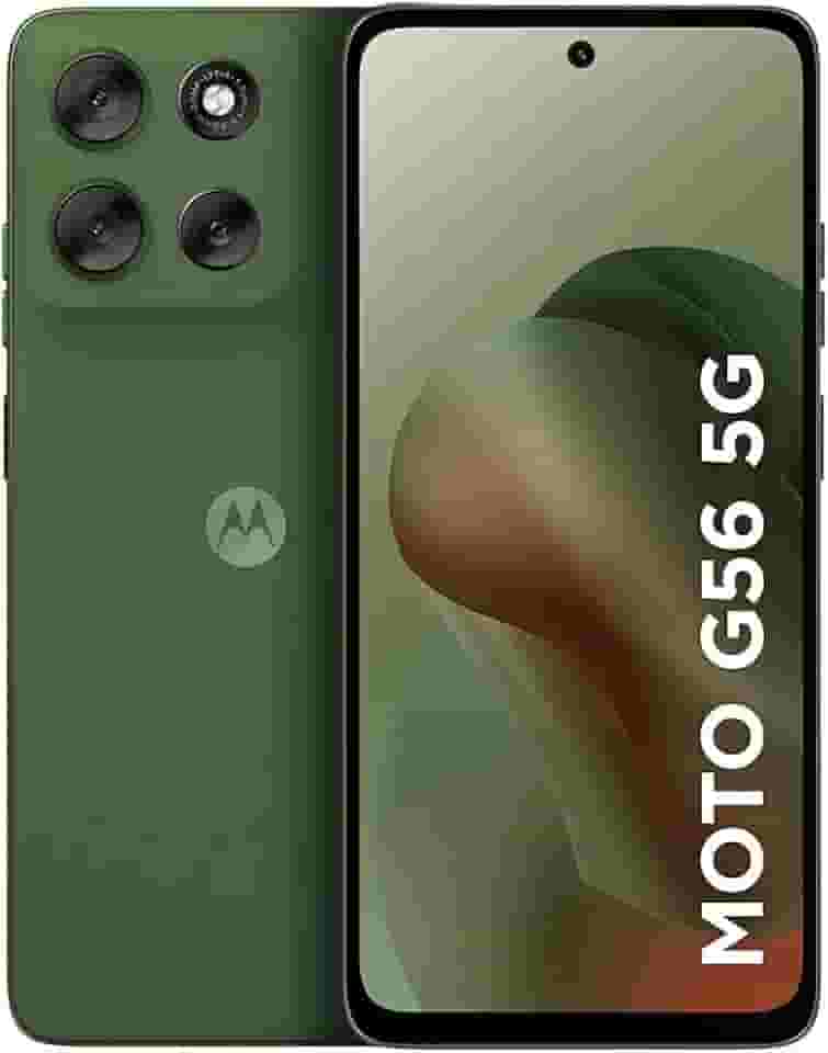 Smartphone Motorola Moto g56 5G - 256GB 24GB (8GB RAM+16GB Ram Boost) e 50MP Sony Lytia 600 Camera Ultrarresistencia militar IP68 + IP69 - Verde
