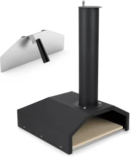 Stanbroil Caixa de forno de pizza ao ar livre de 14 polegadas serve para fogão a lenha, pizzaria a lenha com pedra de pizza para grelha/fogão