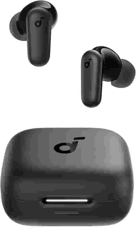 soundcore P30i by Anker, Fones de Ouvido com Cancelamento de Ruído, Graves Poderosos, 45H de Reprodução, Estojo 2-em-1 com Suporte para Celular, IP54, Bluetooth 5.4, Fones Sem Fio