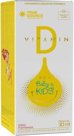 True Source Vitamin D For Baby E Kids (30Ml) Framboesa