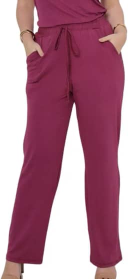 Calça gestante forrada com bolso possui corda e elástico regulador cintura ajustável ao crescimento barriga tecido viscolycra calça para grávida