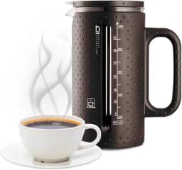 Cafeteira Prensa Francesa Leite Cremoso 1 Litro Biscuitt Intensità Aço Inox Barista Collection
