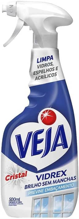 Veja Limpa Vidros Spray Vidrex Cristal 500Ml