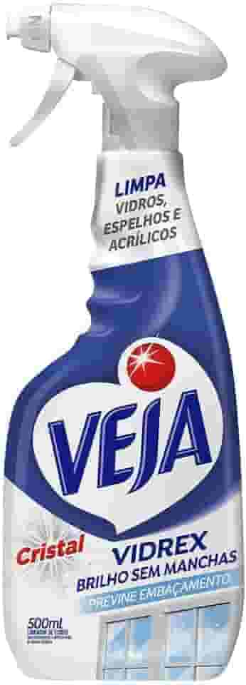 Veja Limpa Vidros Spray Vidrex Cristal 500Ml