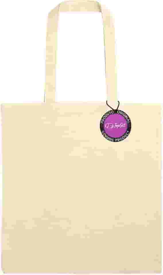 Sacola Ecobag em Algodão 37x41cm Palermo TopGet (Natural)