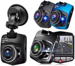 Câmera Veicular DVR Recarregável Full HD 1080P | Câmera Filmadora De Carros, Caminhões, Caminhonetes e Veículos Gerais | Gravação Em Loop | Com Sensor De Colisão e Modo Estacionamento (Preto)