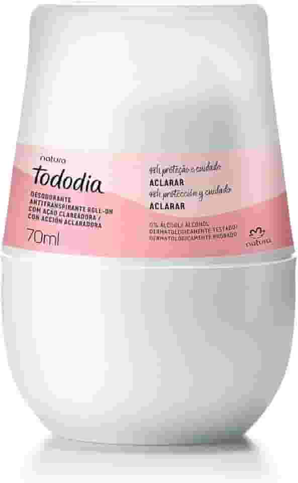 Desodorante Antitranspirante Roll-on Aclarar Natura Tododia - 70ml