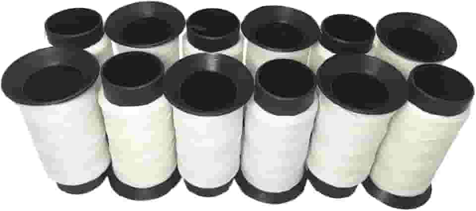 Linha De Pipa 100 Jardas Branca Forte Pacote Com 12 Unidades