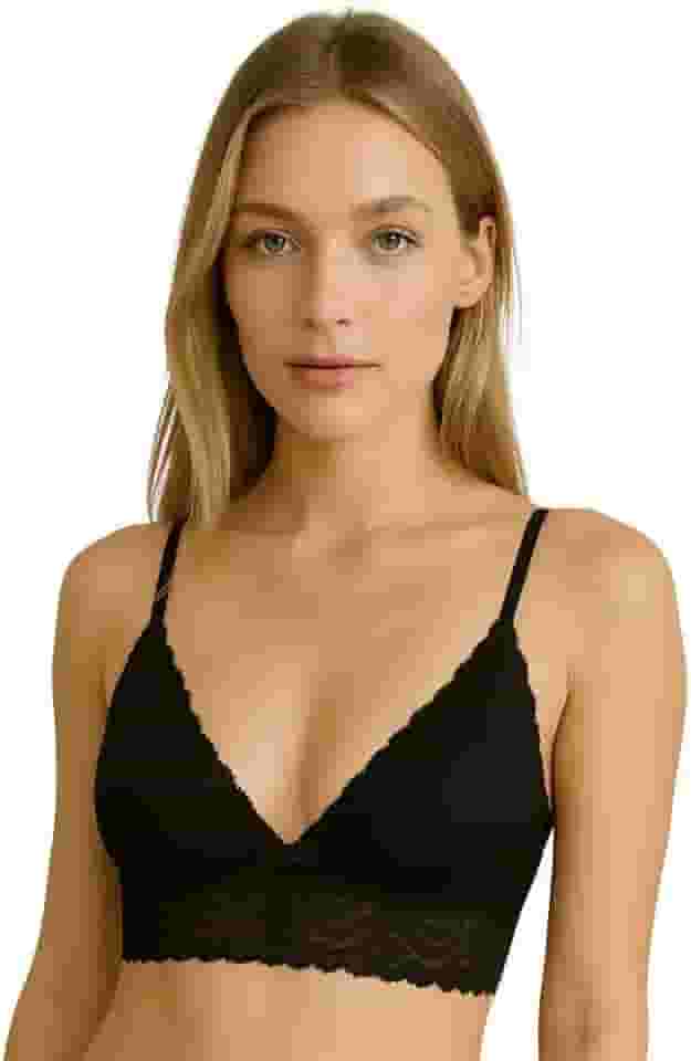 Sutiã de Renda sem Bojo Alça Fina Isis