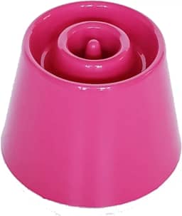 Comedouro Funcional Lento e Alto Dog Eat Pink Tamanho P para Cães