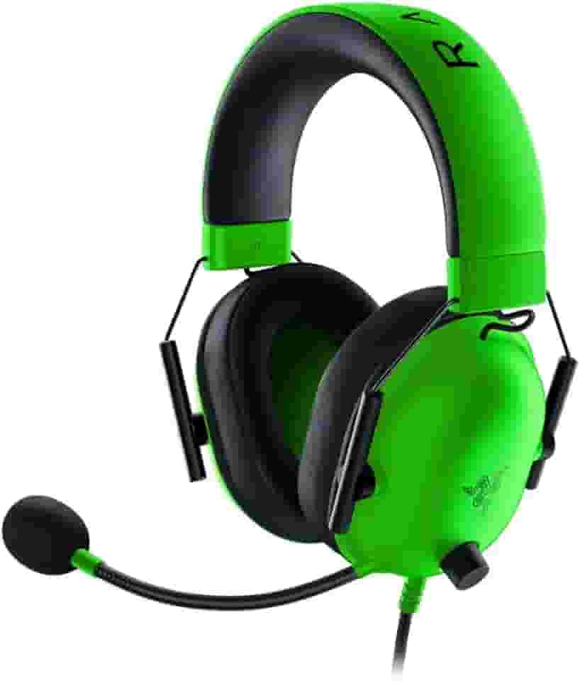 Headset Razer BlackShark V2 X P2 Gaming Verde - RZ0403240600