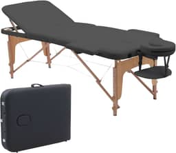 Maca Portátil Reclinável Arktus – Leve, Dobrável, Até 230kg, Com Orifício Facial, Apoios Laterais e Bolsa – Fisioterapia e Estética