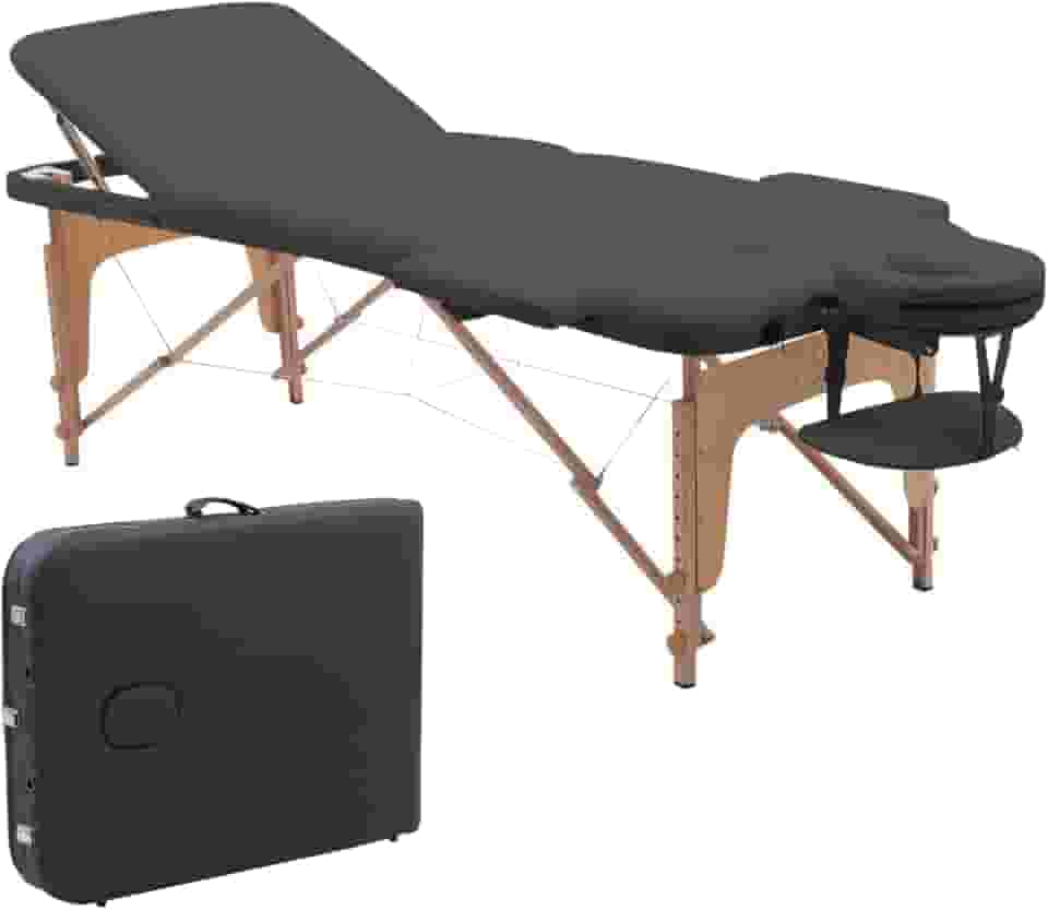 Maca Portátil Reclinável Arktus – Leve, Dobrável, Até 230kg, Com Orifício Facial, Apoios Laterais e Bolsa – Fisioterapia e Estética