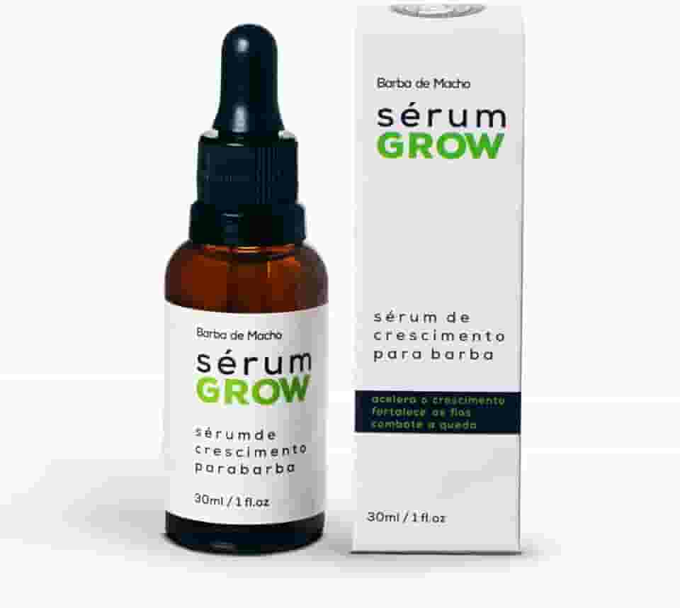 Serum Grow Blend de Ativos Para Crescer 30ml Barba de Macho