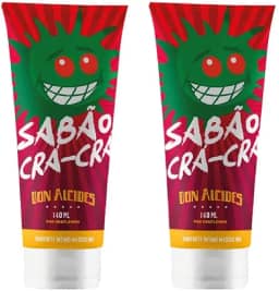 Kit 2 sabão Cra Cra Sabonete Íntimo Masculino 140ml Don Alcides
