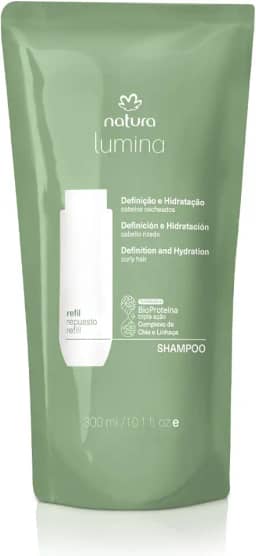 Natura, NATURA LUMINA SHAMPOO CABELOS CACHEADOS REFIL 300ml