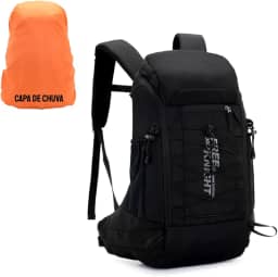 Mochila Resistente 30 Litros Camping Viagem Trilha com Capa de Chuva Impermeável