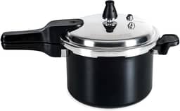 Brinox - Panela de Pressão Ceramic Life Super com Fundo de Indução 4,2L - Preto
