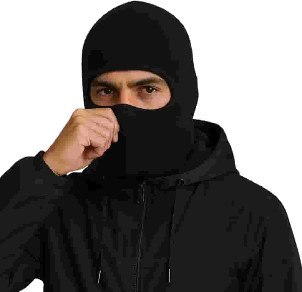 Touca Ninja Balaclava térmica Unissex Com Forro Peluciado Proteção Uv