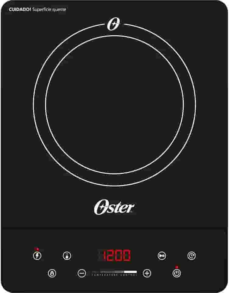 Cooktop de Indução 1 Boca Oster Touch Screen Portátil - 220V