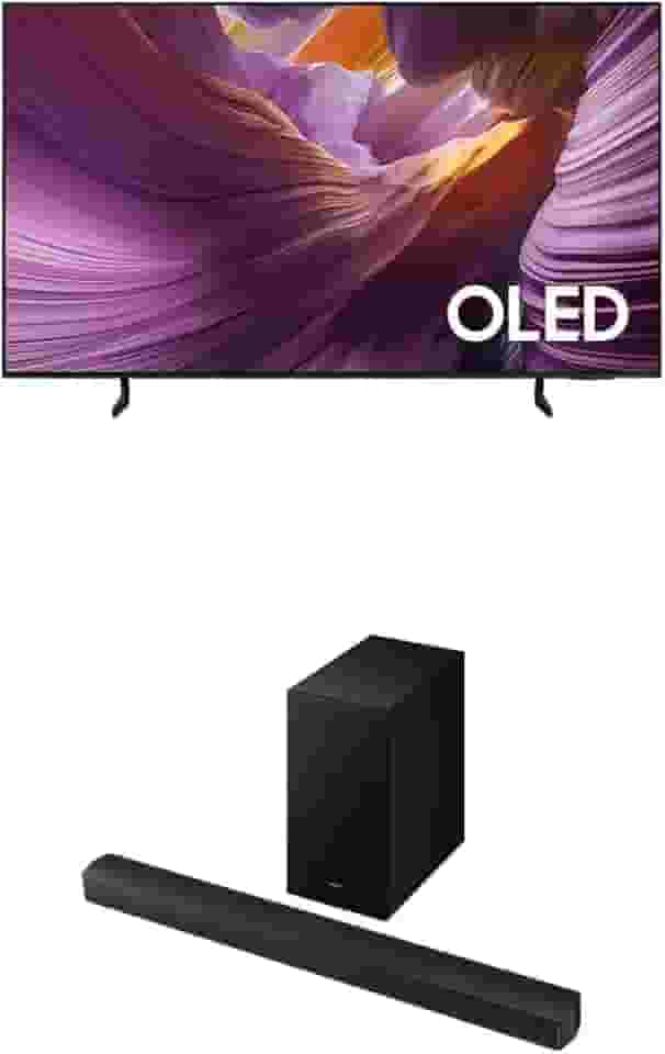 Samsung Combo Vision AI TV 55" OLED 4K S85F + Soundbar HW-B450F