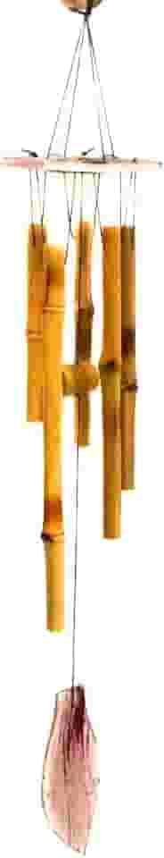 Mobile Sino dos Ventos de Bambu Folha 60cm