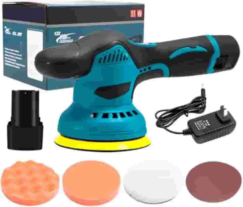 Lixadeira Multifuncional Sem Fio 12V Portátil 5000 RPM para Acabamentos, Polimento e Reparos