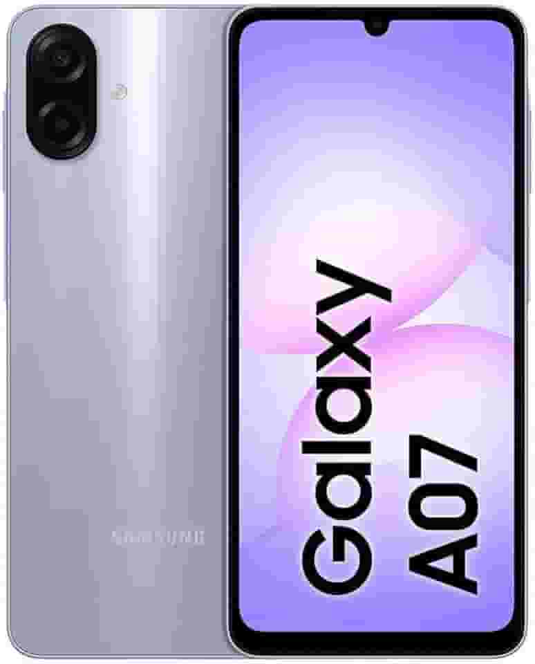 Celular Samsung Galaxy A07 128GB, 4GB, Câm. 50MP, Tela 6.7'- Violeta