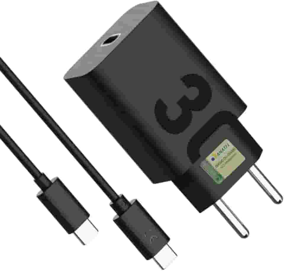 Carregador Turbo 30W Ultra Rápido Tipo C Com Carregamento Rápido + Cabo Tipo C Compatível Com Todos Os Dispositivos Android Ios IPhone 15/16, Xiaomi