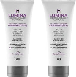 Kit 2 Clareador de Virilha Axila Cotovelo Joelho Corpo Todo - Sofisticatto - Creme Clareador - Iluminando - Whole Body - Unisex