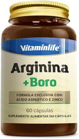 Vitaminlife Arginina +Boro (+ Ácido Aspartico + Zinco)