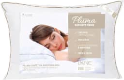 Travesseiro De Pluma de Ganso Sintética Suporte Firme 50cm x70cm - Lavive