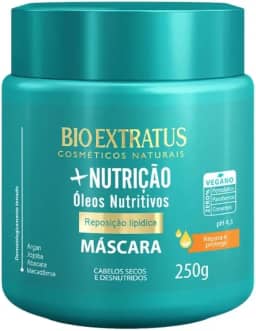 Máscara Capilar + Nutrição Bio Extratus 250g Óleo Nutritivos Repara e Protege