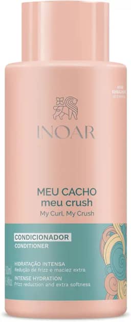Inoar, Meu Cacho Meu Crush, Condicionador, Hidratação Intensa e Definição para Todos os Tipos de Cachos - 500ml