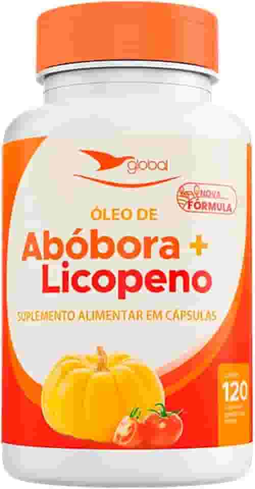 Óleo de Semente de Abóbora com Licopeno Global Suplementos 120 Cápsulas