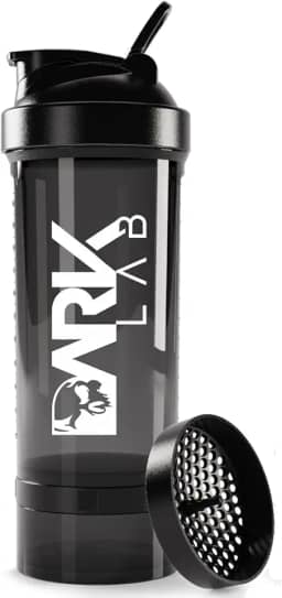 Coqueteleira Premium Pro Trio 700Ml Preta Dark Lab