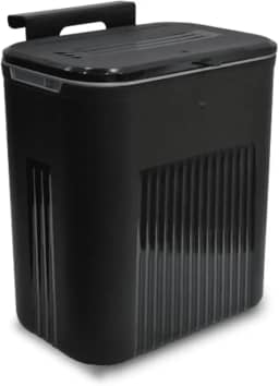 Lixeira Suspensa Com Alça de Pendurar 9L Suporte com Adesivo (Preto)