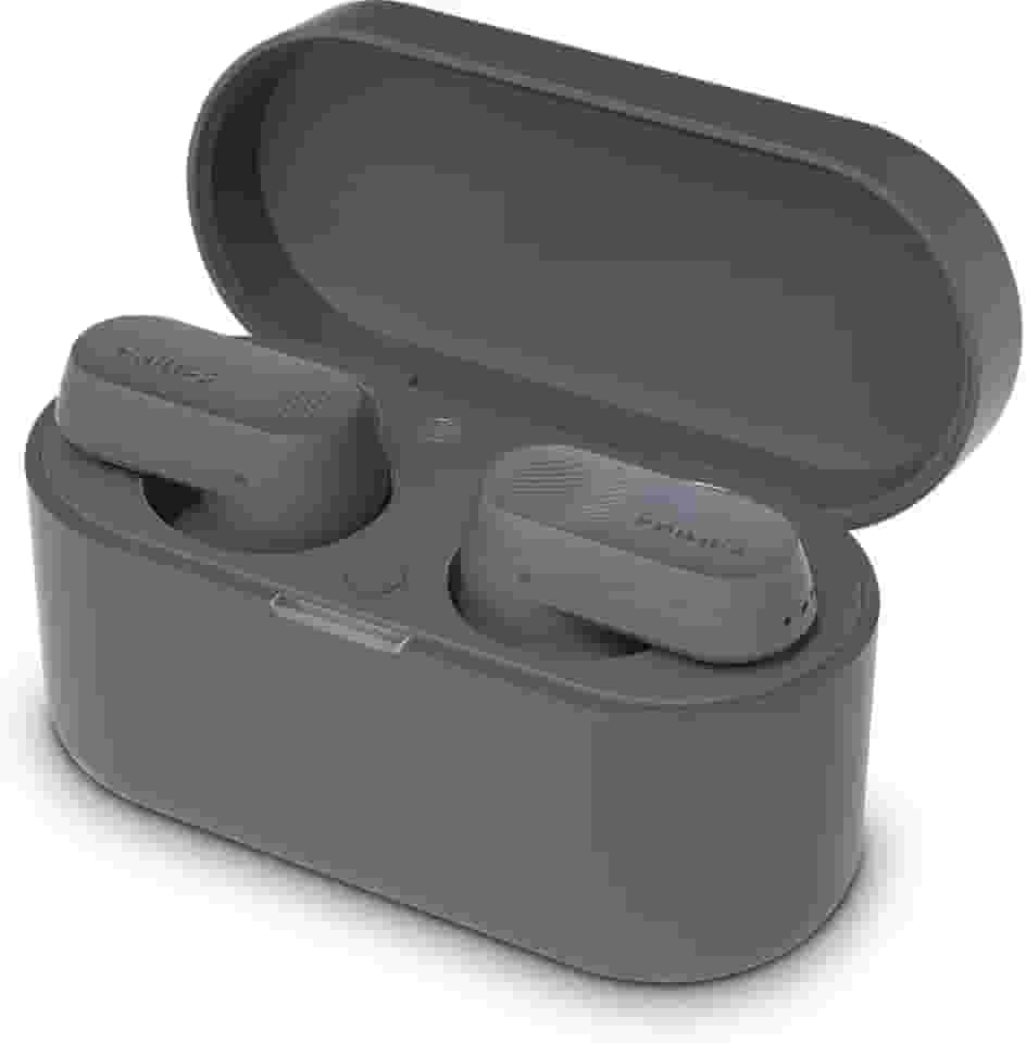 PHILIPS, Fone de Ouvido Sem Fio TWS, TAT3509GY/00, Bluetooth, Com Cancelamento de Ruído Ativo ANC, Até 24 horas de bateria, Cinza