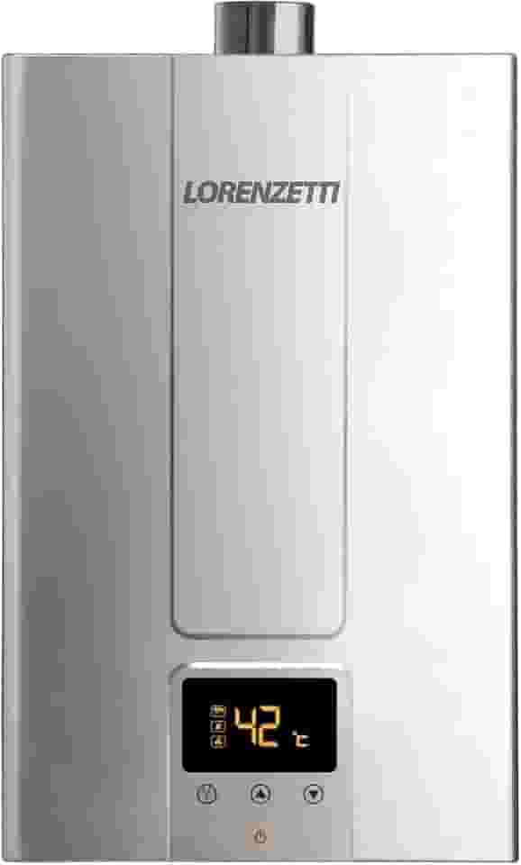 Aquecedor de Água a Gás LZ 2500DE-i Inox GLP 25Lts/Min. Digital Lorenzetti