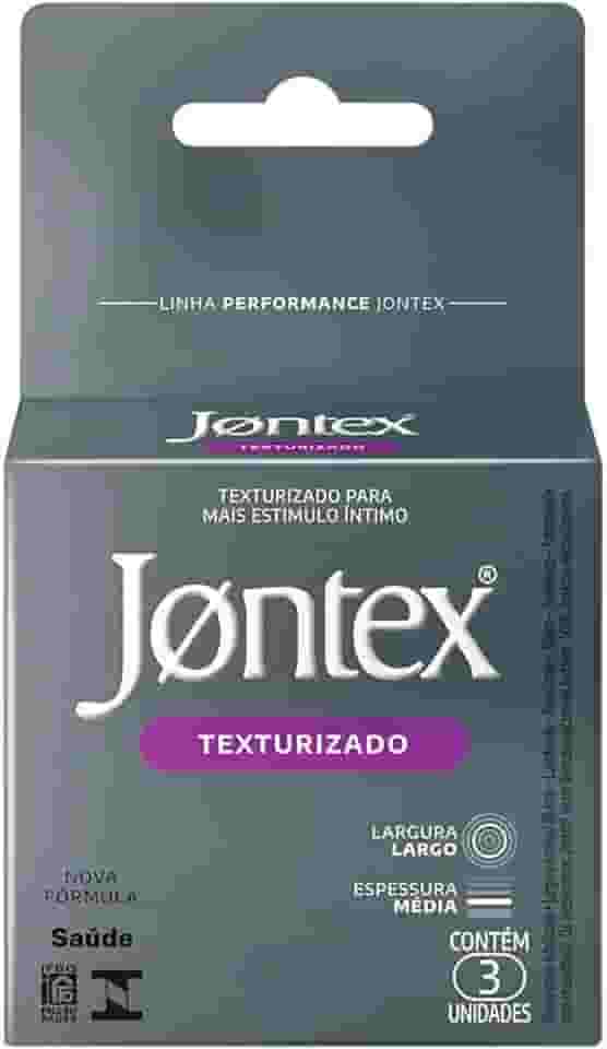 Preservativo Camisinha Jontex Texturizado - 3 unidades