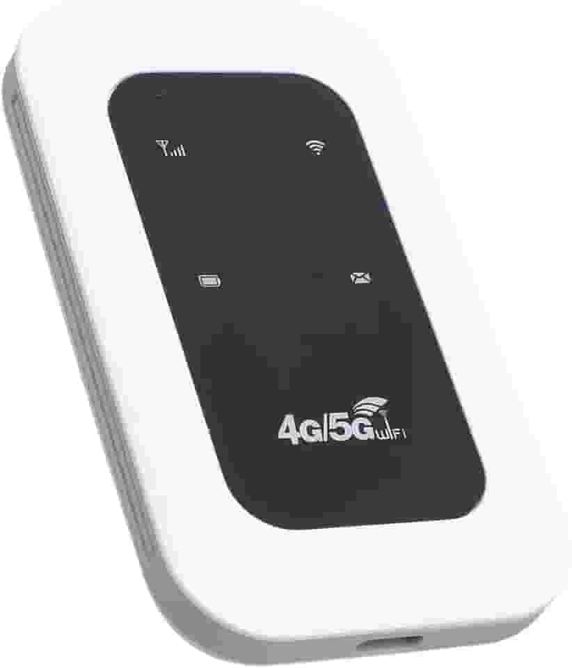Portátil 4G/5G Wifi Hotspot Device de 300 Mbps Hotspot Móvel de Alta Velocidade para Viagens, Suporta 10 Dispositivos, Slot para Cartão SIM, Plug & Play Wi Fi Portátil Rot