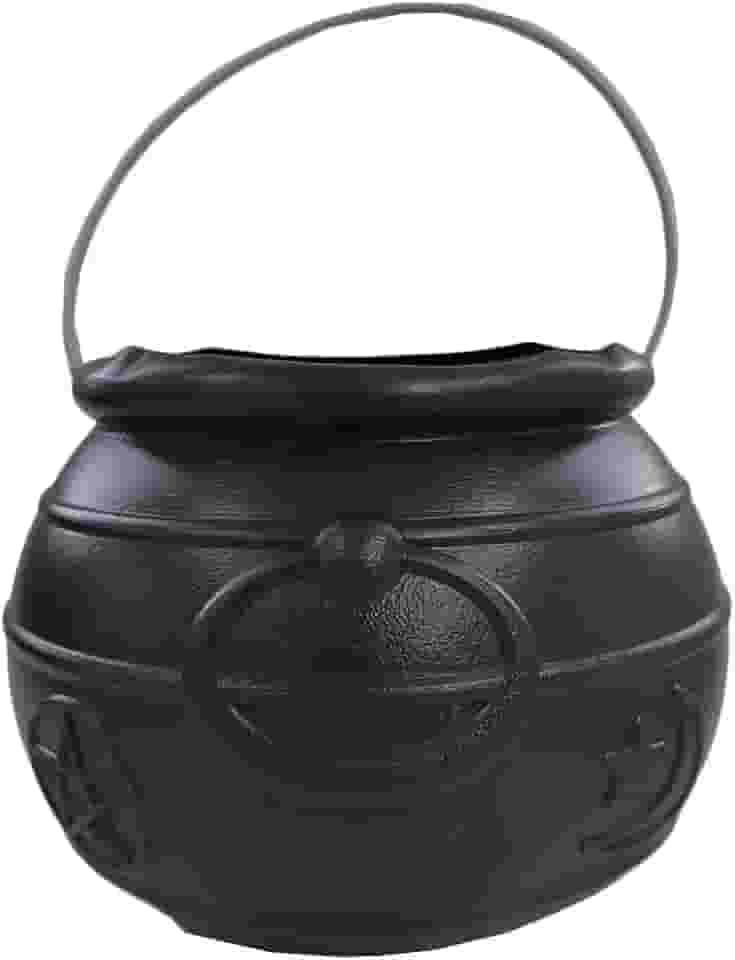 Caldeirão de Bruxa, LePlastic, Halloween, 18,5 cm, Cores Sortidas