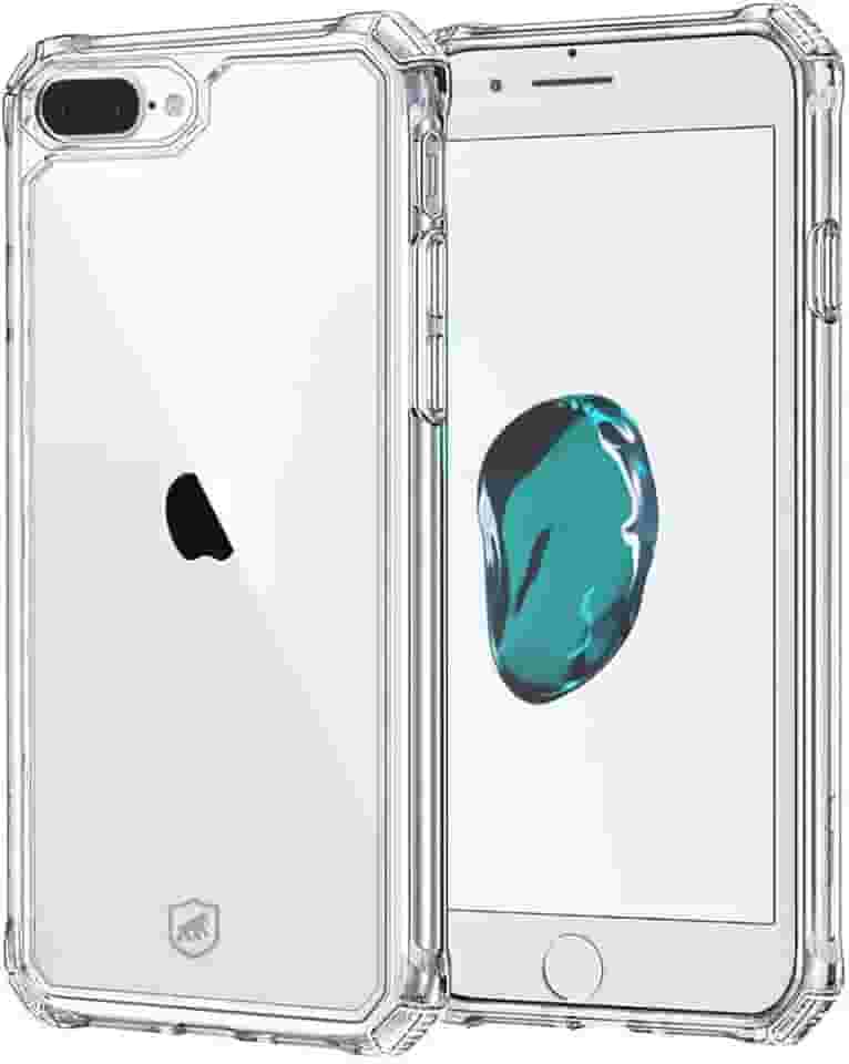 Gshield Capa Case Capinha Clear Proof Anti-impacto com Quinas Reforçadas (Transparente, iPhone 7 Plus / 8 Plus)