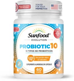 PROBIOTIC 10 1.000MG 60 CAPSULAS SUNFOOD EVOLUTION