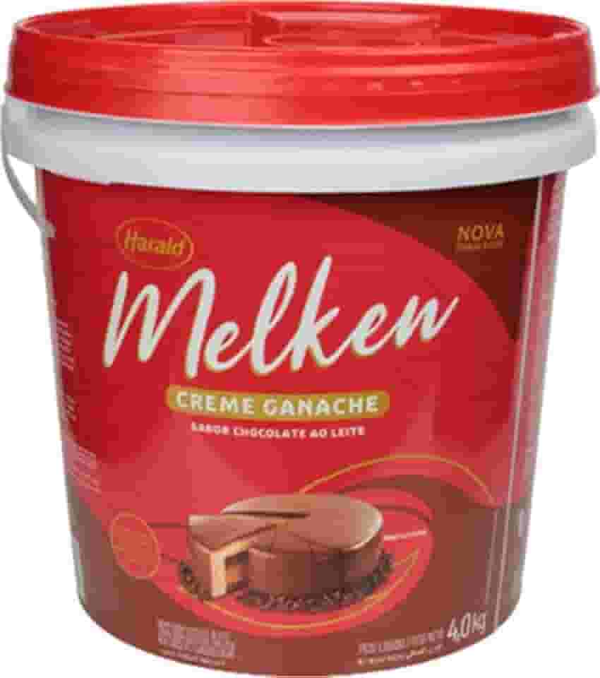 Creme Ganache Chocolate ao Leite 4Kg Melken Harald