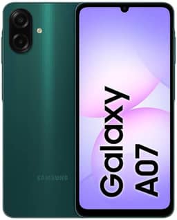 Celular Samsung Galaxy A07 256GB, 8GB, Câm. 50MP, Tela 6.7" - Verde